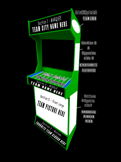 2 Player Stand-Up Arcade Machine