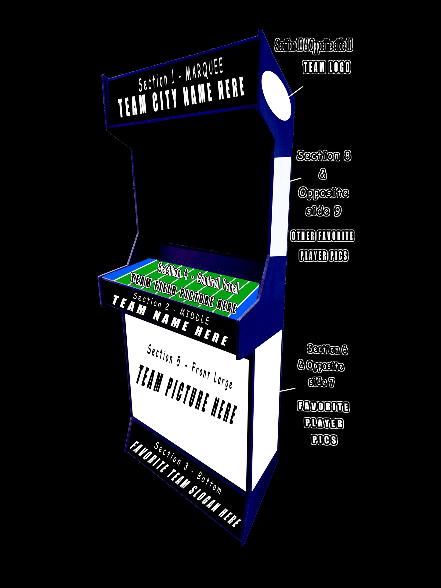 2 Player Stand-Up Arcade Machine