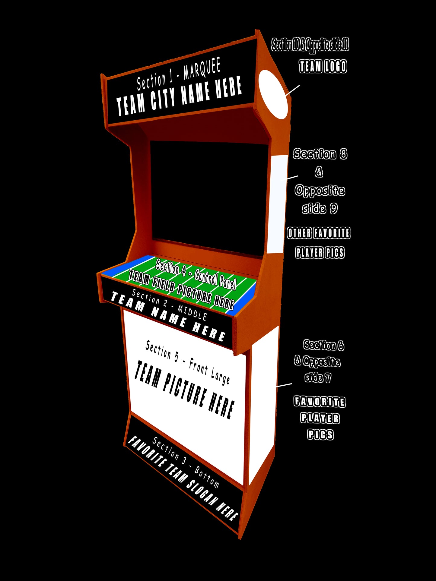 2 Player Stand-Up Arcade Machine