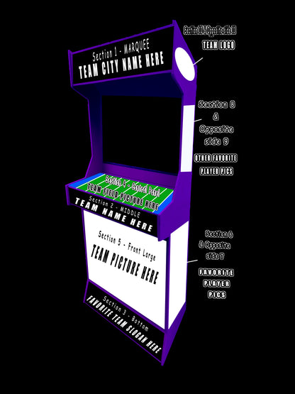 2 Player Stand-Up Arcade Machine