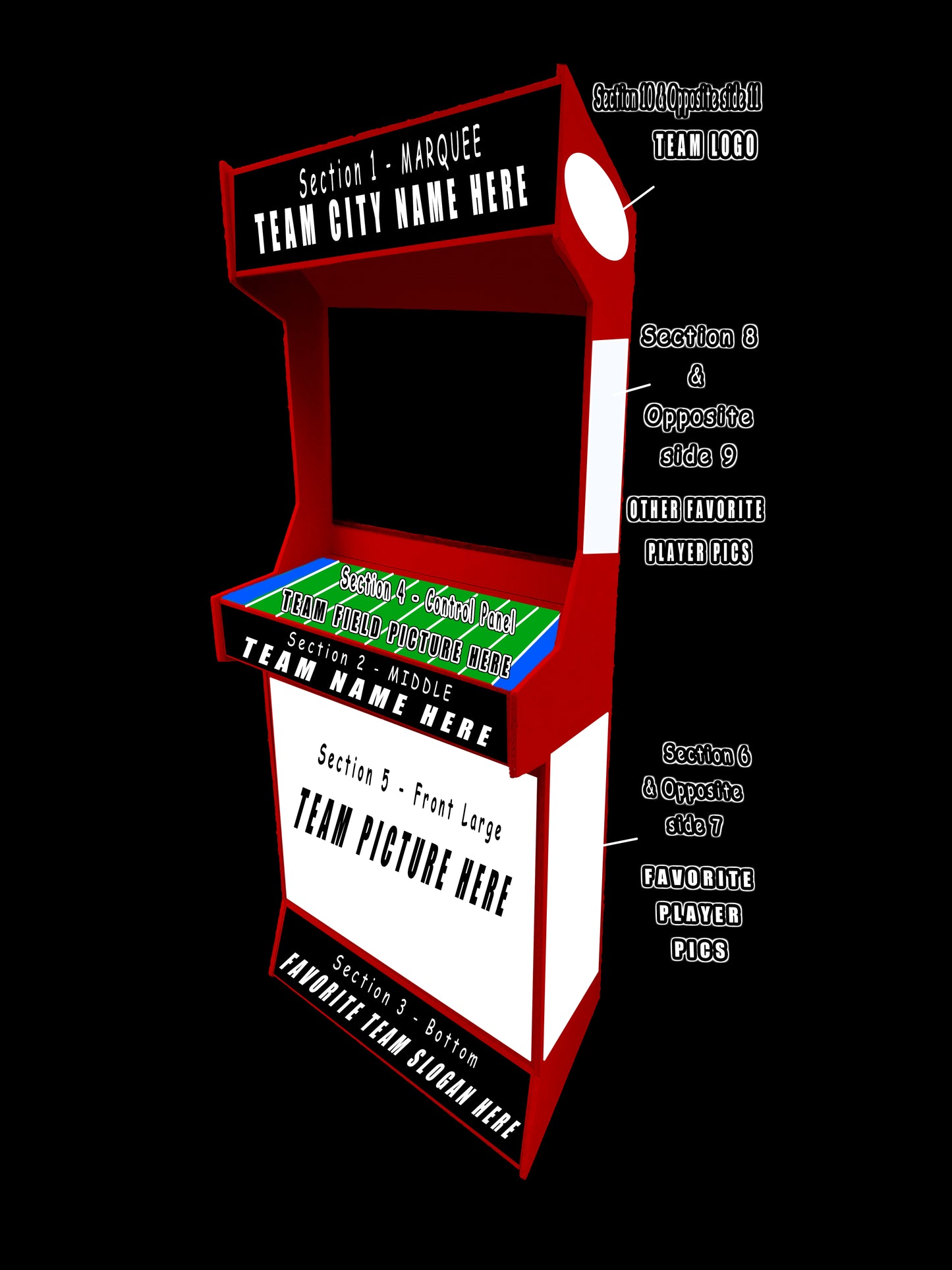 2 Player Stand-Up Arcade Machine