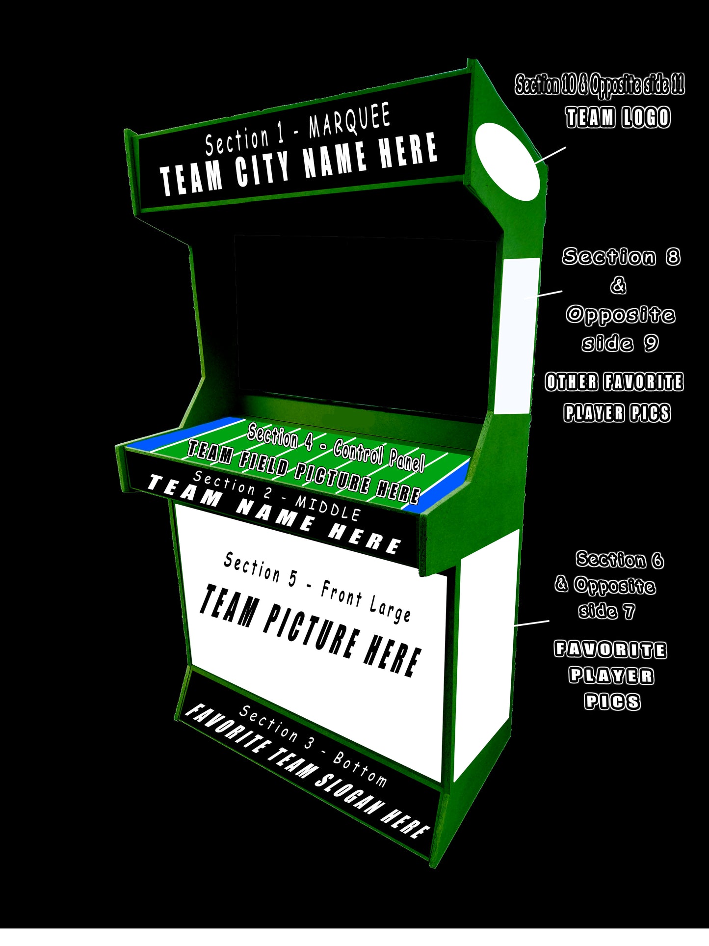 2 Player Stand-Up Arcade Machine