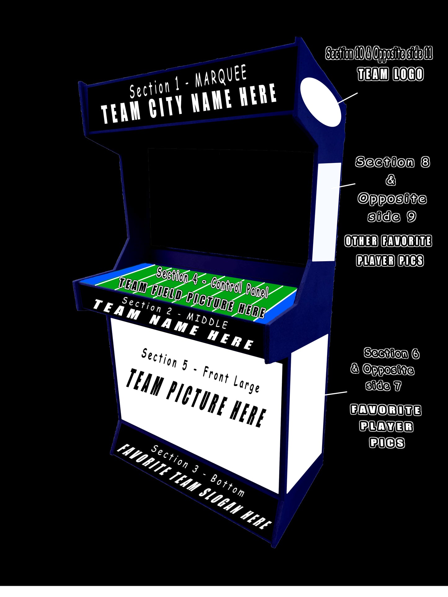 2 Player Stand-Up Arcade Machine