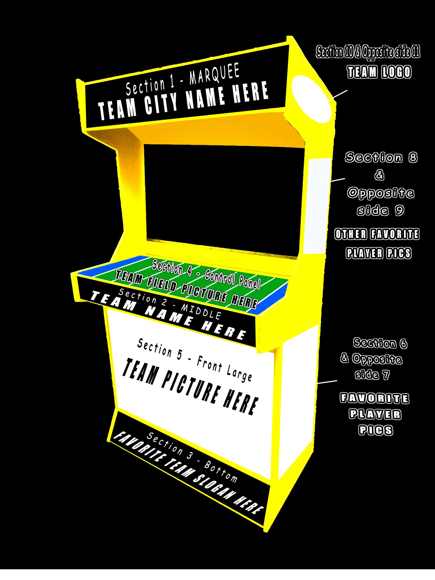 2 Player Stand-Up Arcade Machine