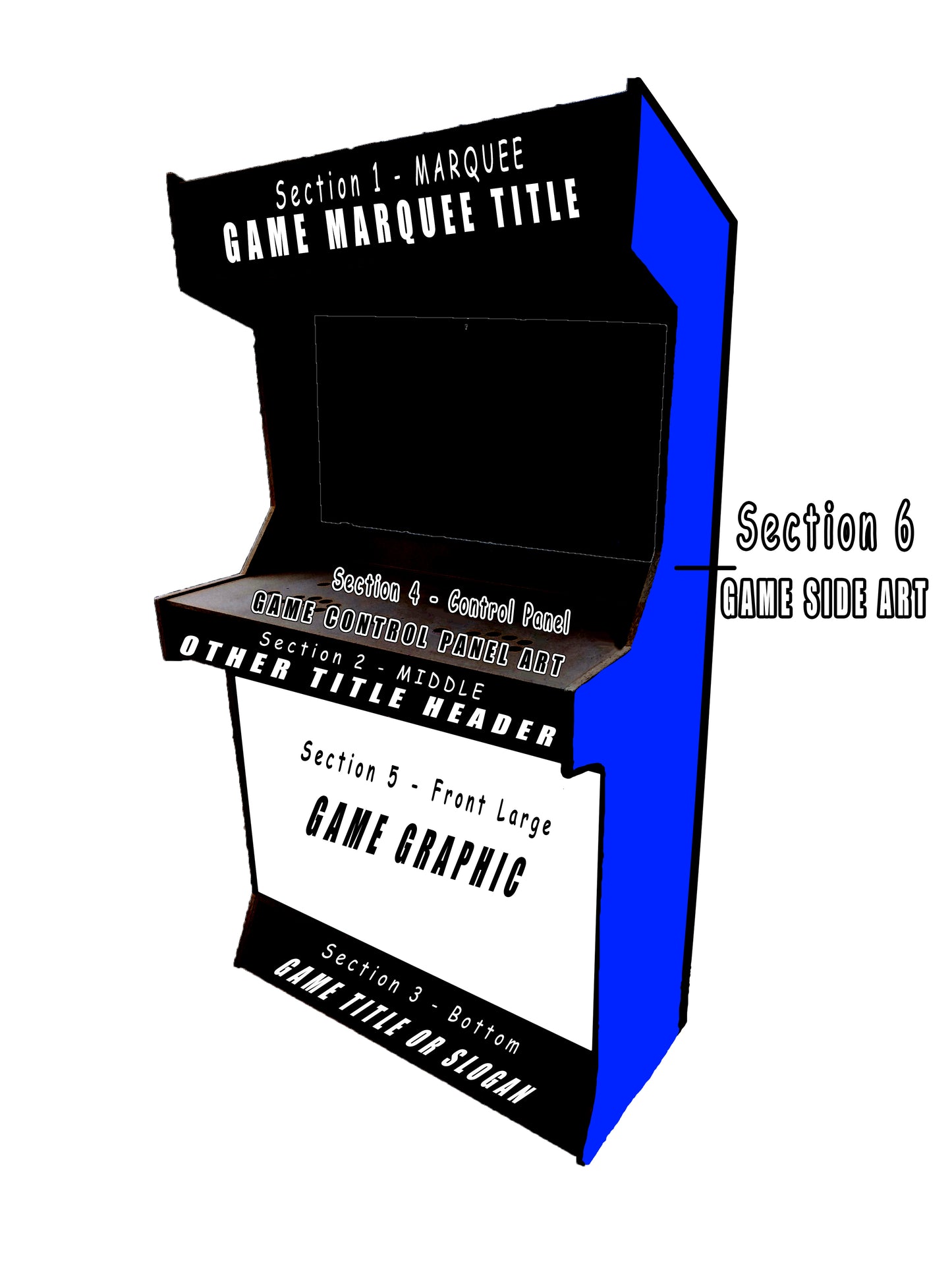 2 Player Stand-Up Arcade Machine