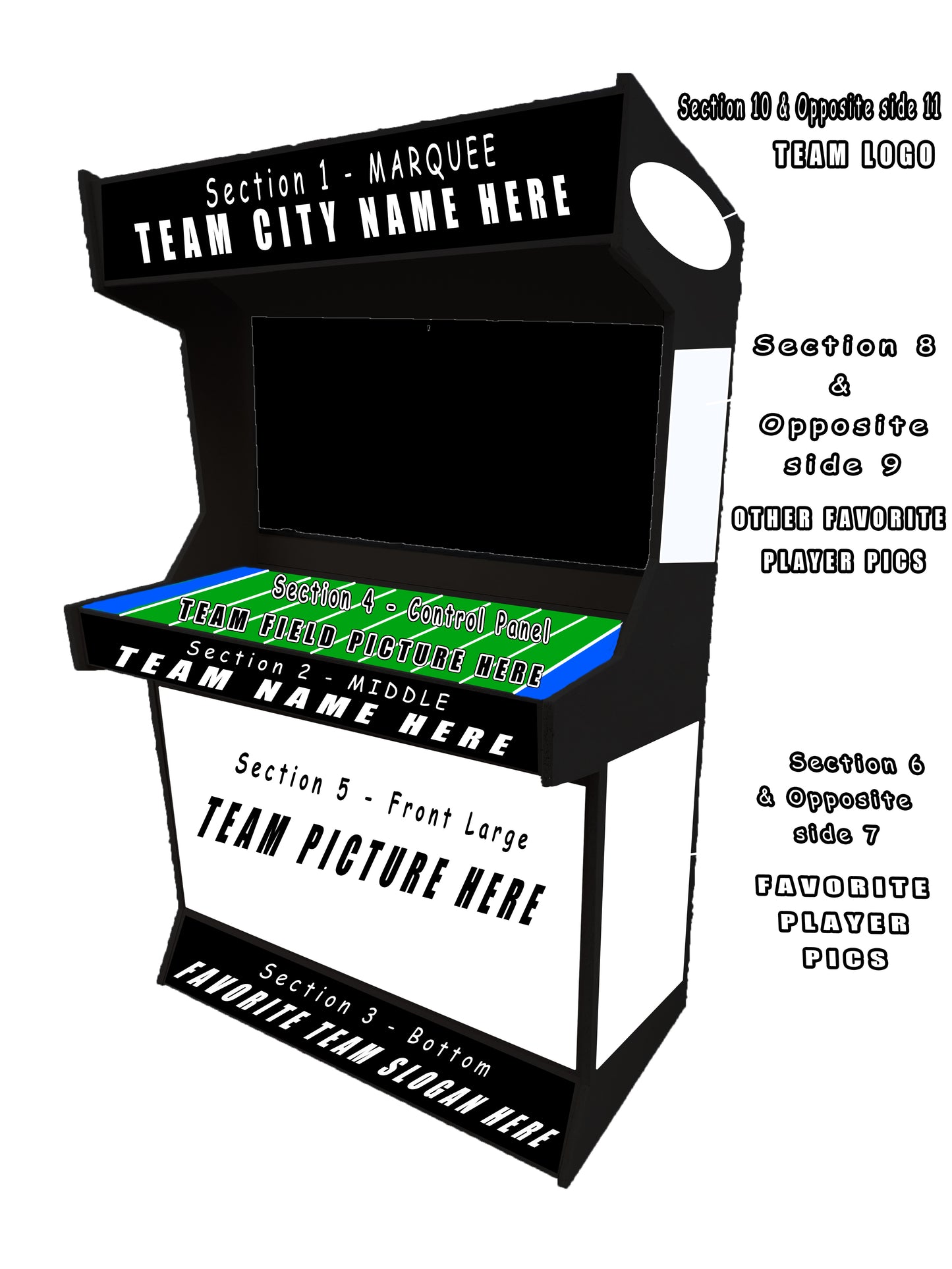 2 Player Stand-Up Arcade Machine