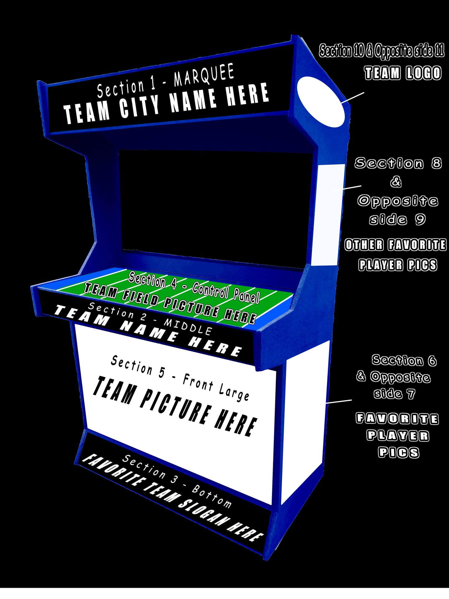 2 Player Stand-Up Arcade Machine