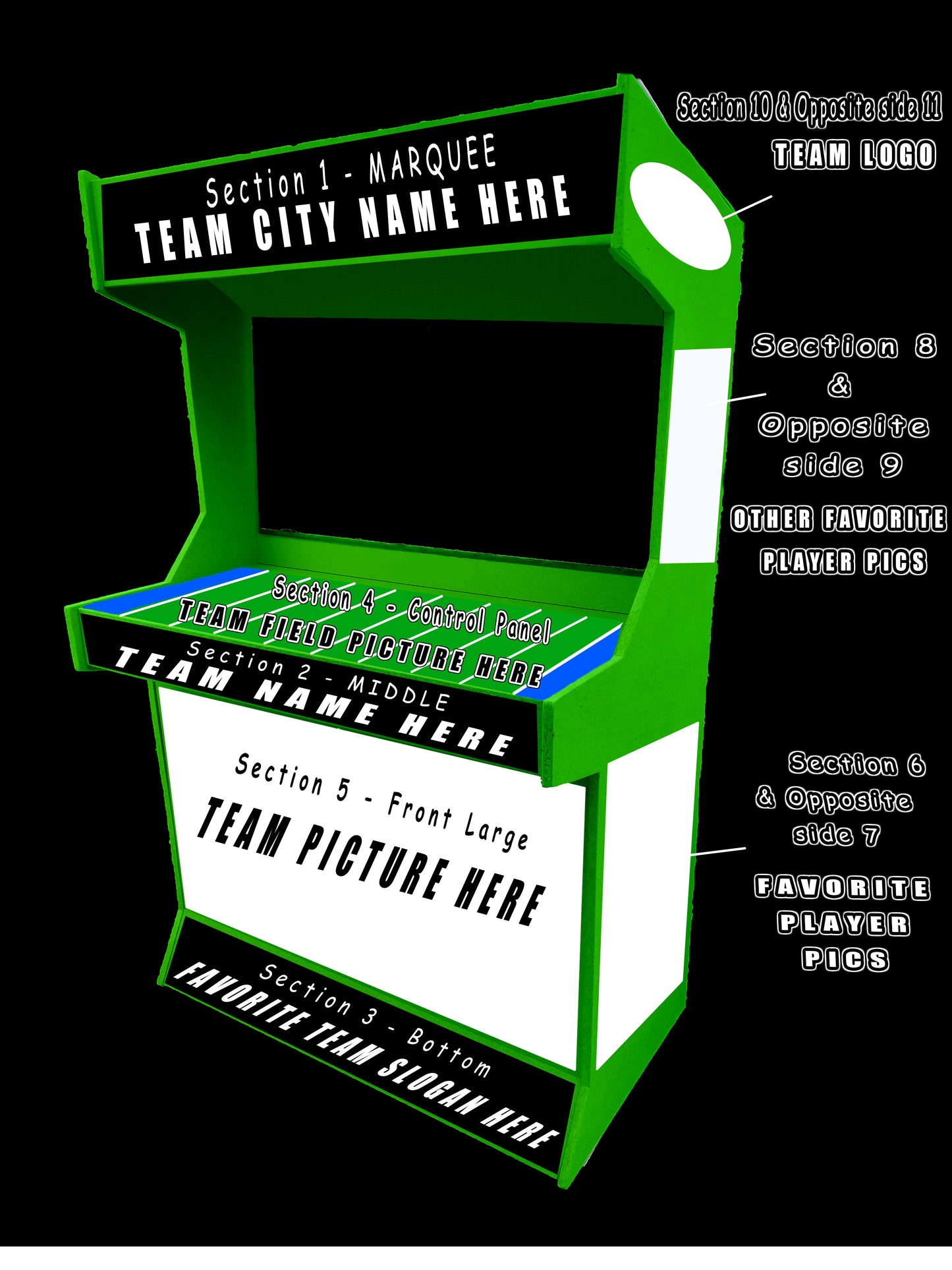 2 Player Stand-Up Arcade Machine