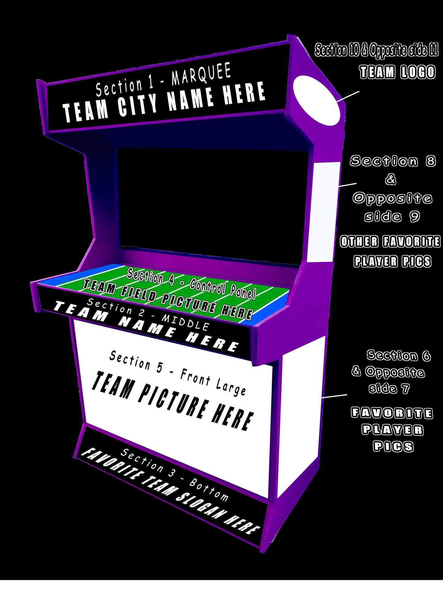 2 Player Stand-Up Arcade Machine