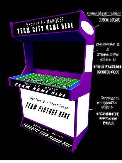 2 Player Stand-Up Arcade Machine
