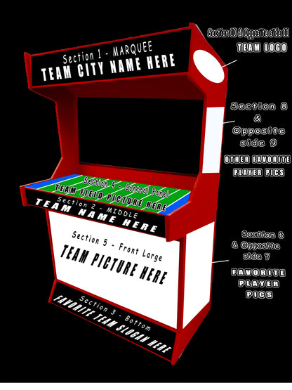 2 Player Stand-Up Arcade Machine