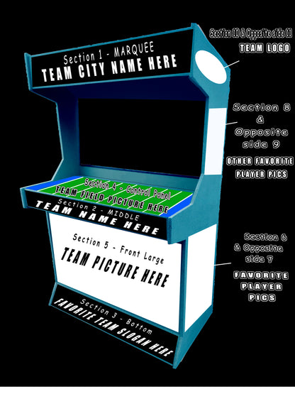 2 Player Stand-Up Arcade Machine